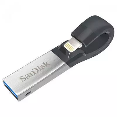 USB флеш накопитель SanDisk 16GB iXpand USB 3.0/Lightning (SDIX30C-016G-GN6NN) - 1 USB флеш накопитель SanDisk 16GB iXpand USB 3.0/Lightning (SDIX30C-016G-GN6NN) - 1