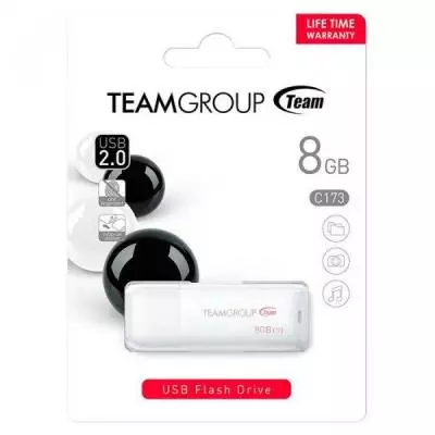 USB флеш накопитель Team 8GB C173 White USB 2.0 (TC1738GW01) - 4 USB флеш накопитель Team 8GB C173 White USB 2.0 (TC1738GW01) - 4