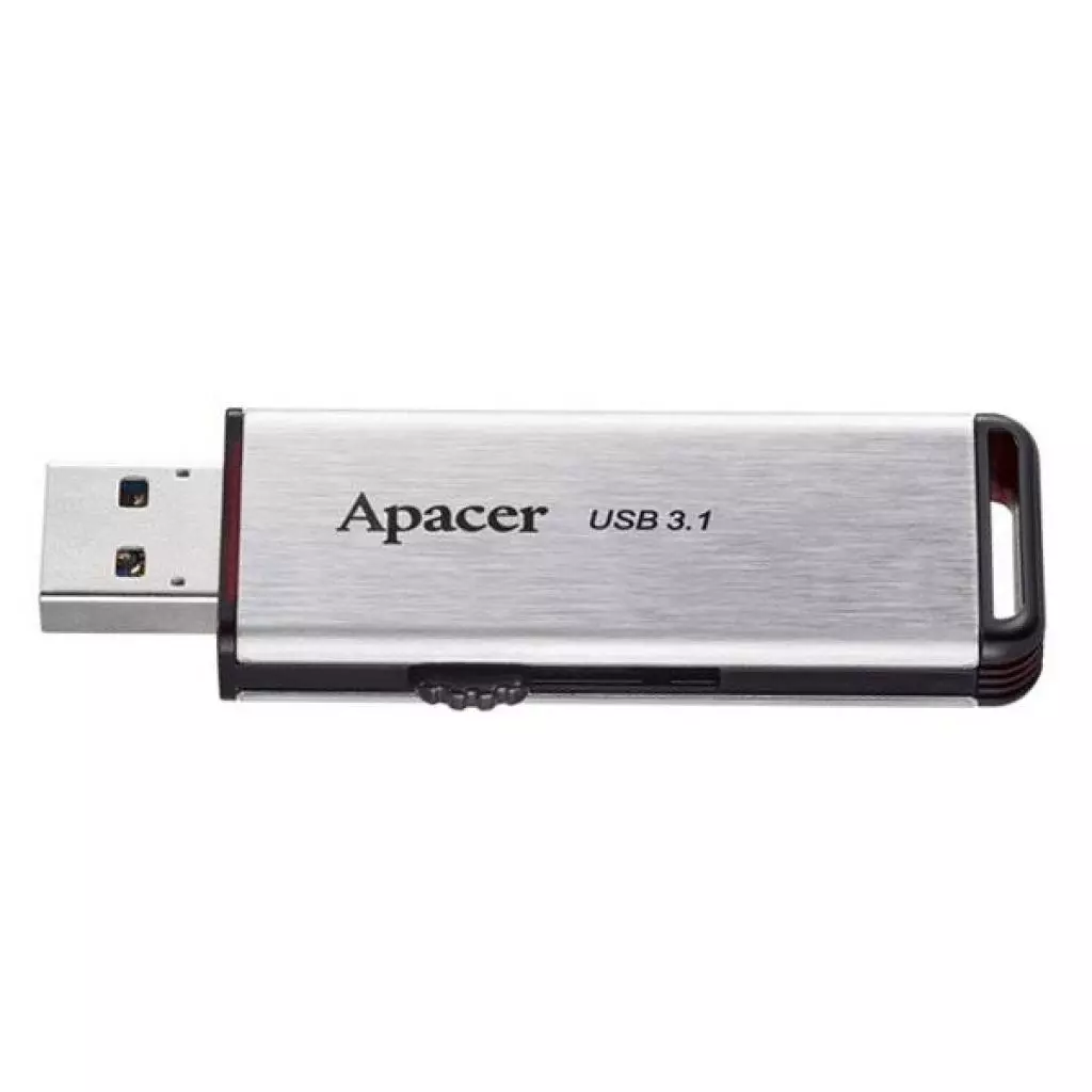 USB флеш накопитель Apacer 32GB AH35A Silver USB 3.1 Gen1 (AP32GAH35AS-1) - 2 USB флеш накопитель Apacer 32GB AH35A Silver USB 3.1 Gen1 (AP32GAH35AS-1) - 2