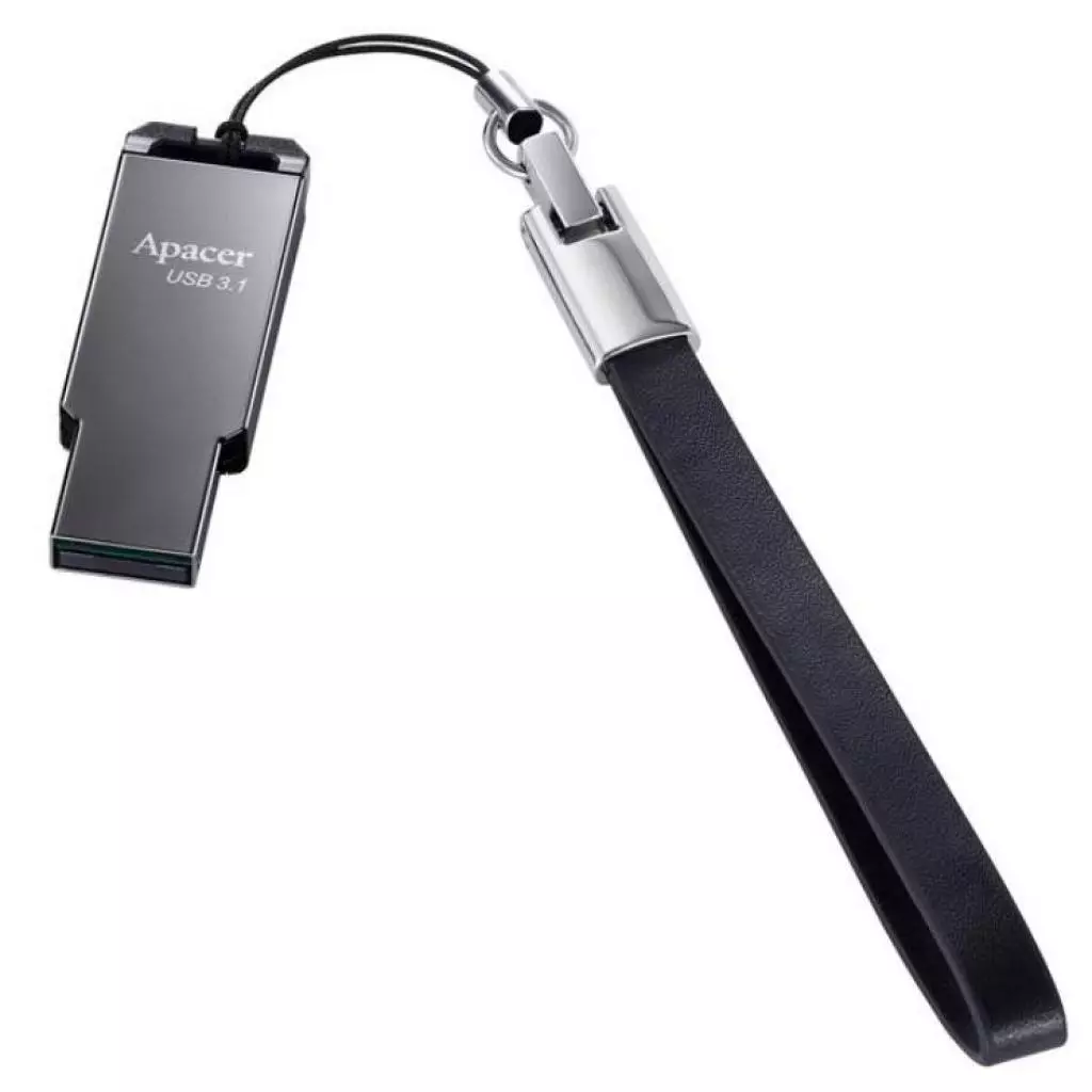 USB флеш накопитель Apacer 16GB AH360 Ashy USB 3.1 Gen1 (AP16GAH360A-1) - 2 USB флеш накопитель Apacer 16GB AH360 Ashy USB 3.1 Gen1 (AP16GAH360A-1) - 2