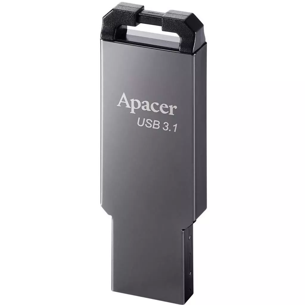 USB флеш накопитель Apacer 32GB AH360 Ashy USB 3.1 Gen1 (AP32GAH360A-1) - 1