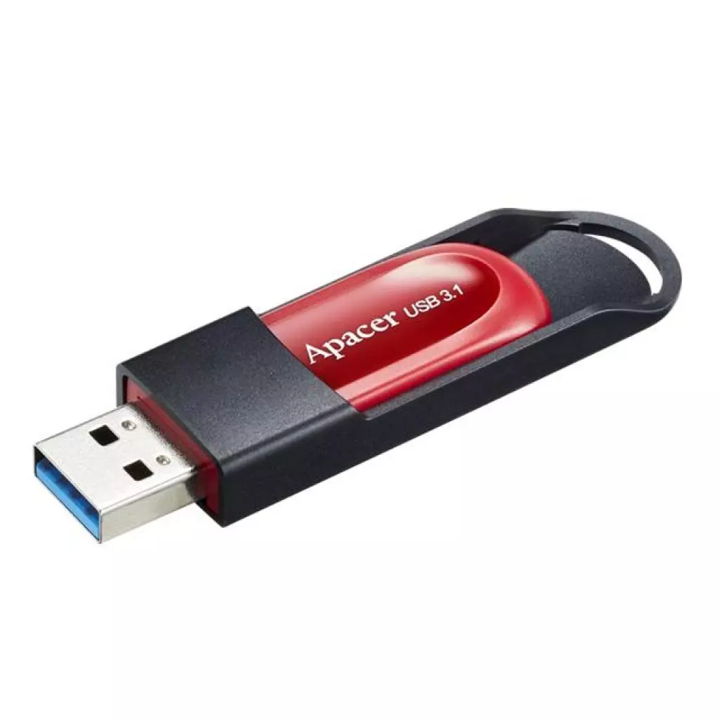 USB флеш накопитель Apacer 16GB AH25A Black USB 3.1 Gen1 (AP16GAH25AB-1) - 2