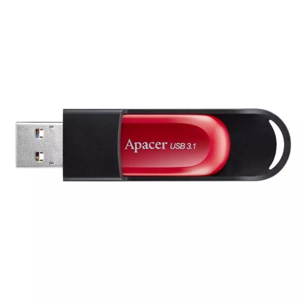 USB флеш накопитель Apacer 16GB AH25A Black USB 3.1 Gen1 (AP16GAH25AB-1) - 3