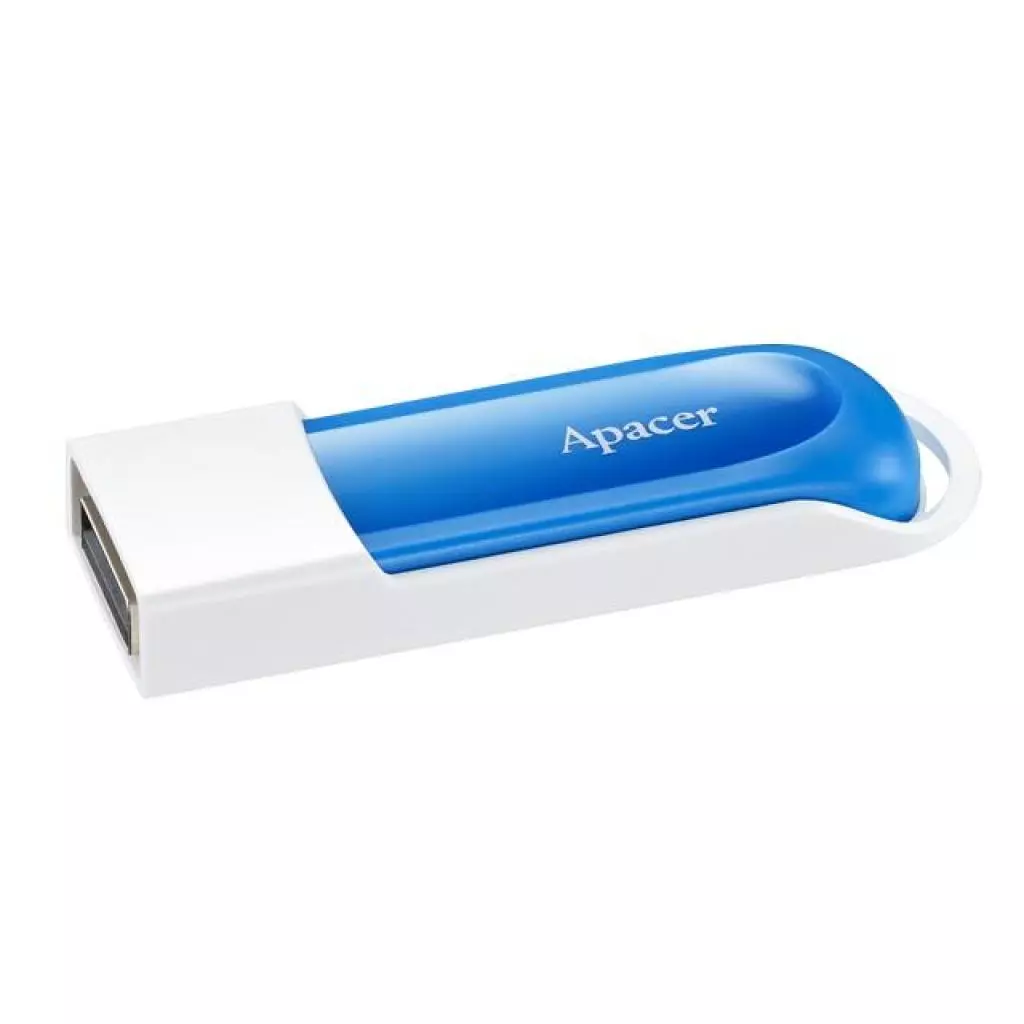 USB флеш накопитель Apacer 16GB AH23A White USB 2.0 (AP16GAH23AW-1) - 1