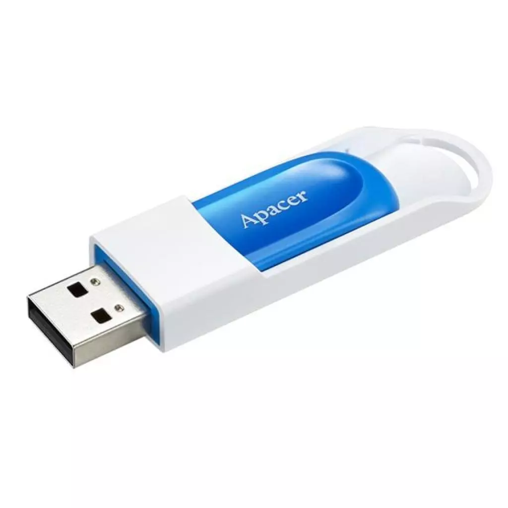 USB флеш накопитель Apacer 16GB AH23A White USB 2.0 (AP16GAH23AW-1) - 2