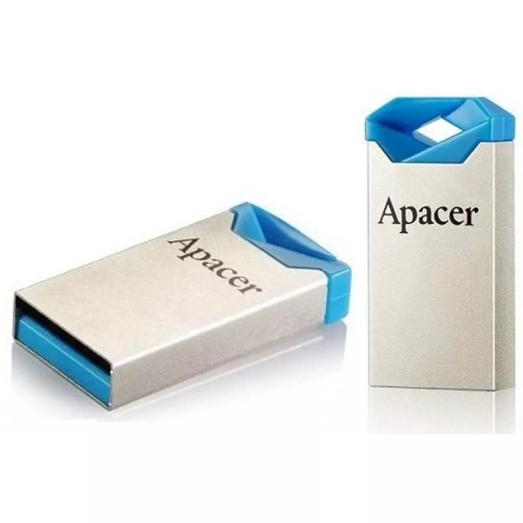 USB флеш накопитель Apacer 64GB AH111 Blue USB 2.0 (AP64GAH111U-1) - 3 USB флеш накопитель Apacer 64GB AH111 Blue USB 2.0 (AP64GAH111U-1) - 3