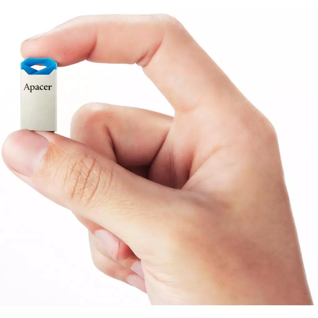 USB флеш накопитель Apacer 64GB AH111 Blue USB 2.0 (AP64GAH111U-1) - 4 USB флеш накопитель Apacer 64GB AH111 Blue USB 2.0 (AP64GAH111U-1) - 4