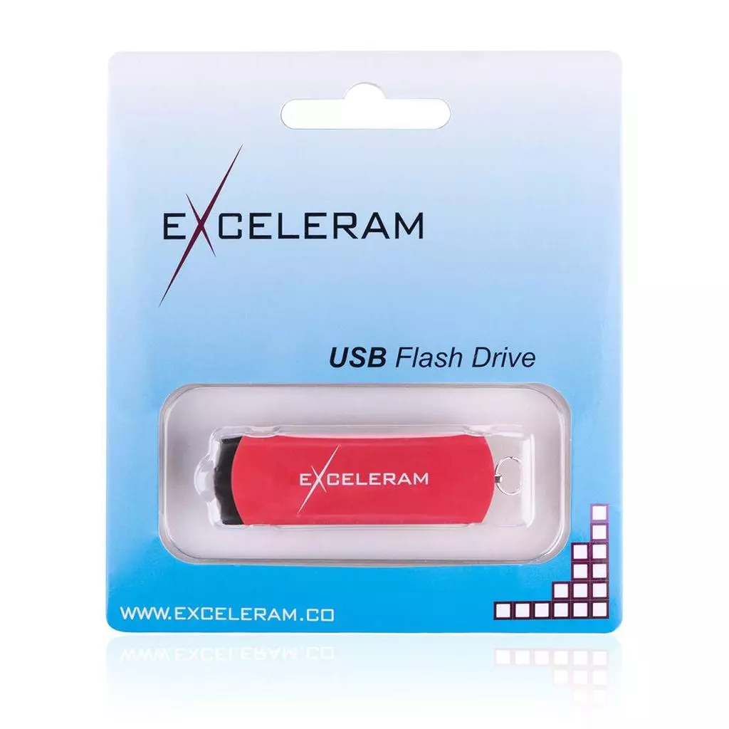 USB флеш накопитель eXceleram 128GB P2 Series Red/Black USB 3.1 Gen 1 (EXP2U3REB128) - 7 USB флеш накопитель eXceleram 128GB P2 Series Red/Black USB 3.1 Gen 1 (EXP2U3REB128) - 7