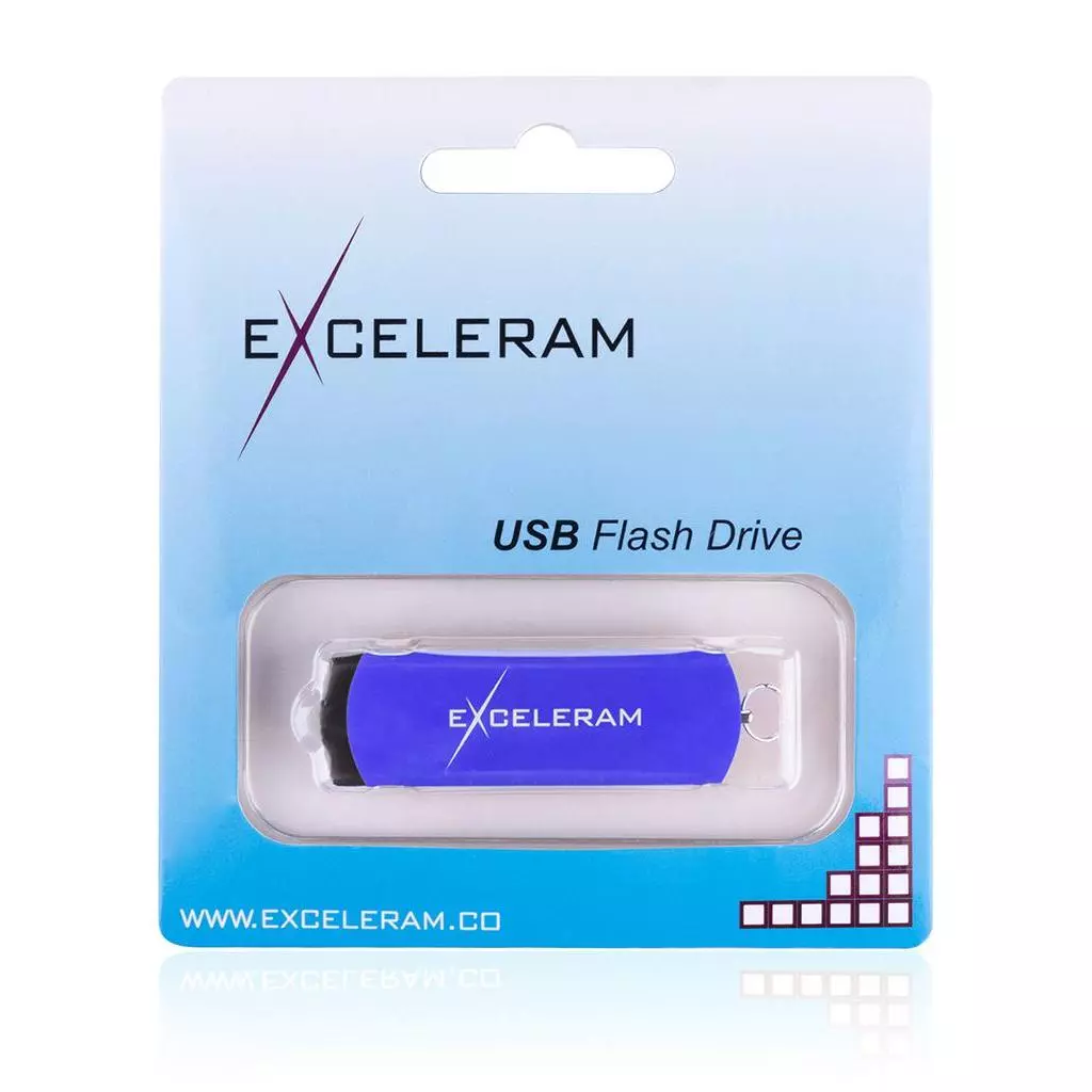USB флеш накопитель eXceleram 128GB P2 Series Blue/Black USB 3.1 Gen 1 (EXP2U3BLB128) - 7 USB флеш накопитель eXceleram 128GB P2 Series Blue/Black USB 3.1 Gen 1 (EXP2U3BLB128) - 7