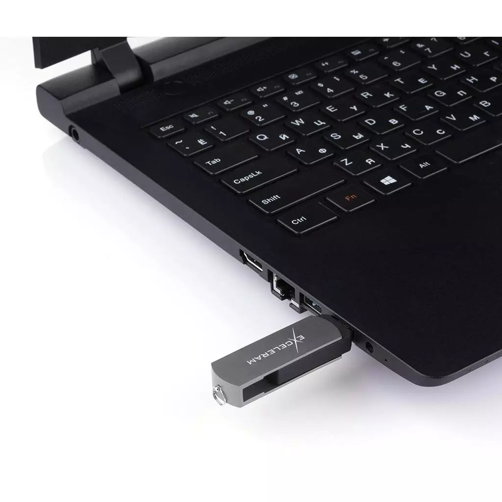 USB флеш накопитель eXceleram 128GB P2 Series Gray/Black USB 3.1 Gen 1 (EXP2U3GB128) - 6 USB флеш накопитель eXceleram 128GB P2 Series Gray/Black USB 3.1 Gen 1 (EXP2U3GB128) - 6