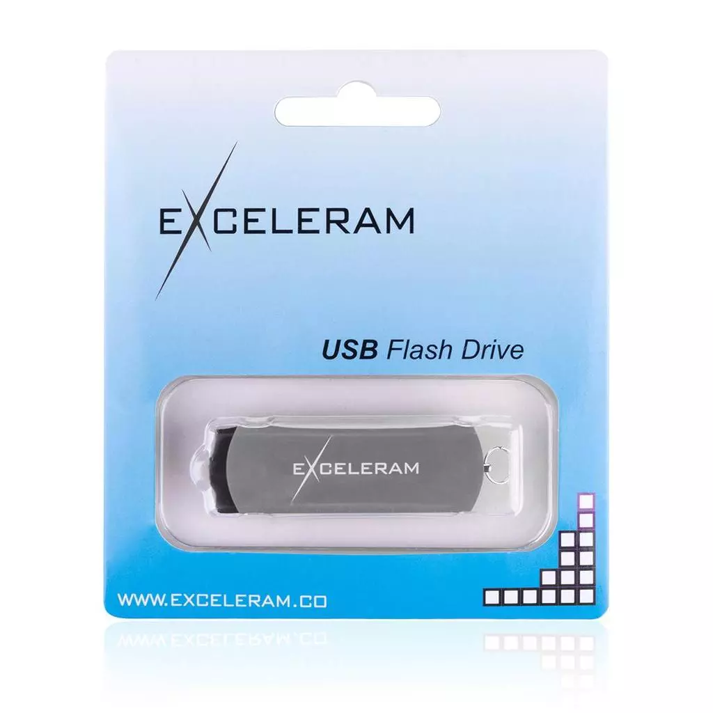 USB флеш накопитель eXceleram 128GB P2 Series Gray/Black USB 3.1 Gen 1 (EXP2U3GB128) - 7 USB флеш накопитель eXceleram 128GB P2 Series Gray/Black USB 3.1 Gen 1 (EXP2U3GB128) - 7