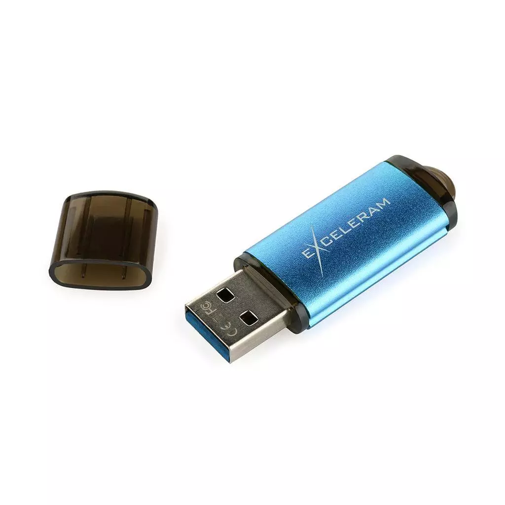 USB флеш накопитель eXceleram 128GB A3 Series Blue USB 3.1 Gen 1 (EXA3U3BL128) - 5 USB флеш накопитель eXceleram 128GB A3 Series Blue USB 3.1 Gen 1 (EXA3U3BL128) - 5