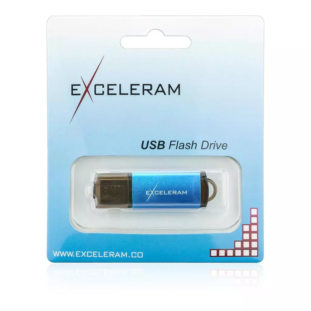 USB флеш накопитель eXceleram 128GB A3 Series Blue USB 3.1 Gen 1 (EXA3U3BL128) - 7 USB флеш накопитель eXceleram 128GB A3 Series Blue USB 3.1 Gen 1 (EXA3U3BL128) - 7