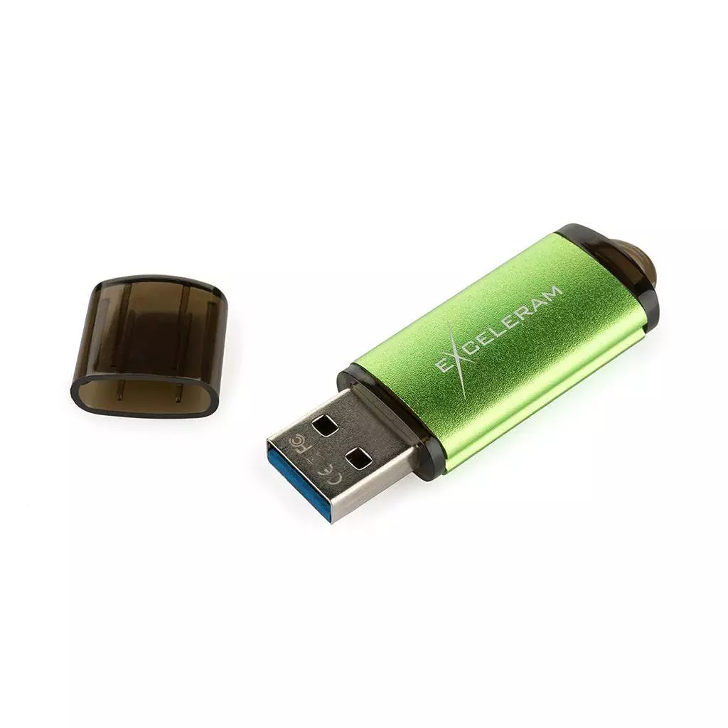 USB флеш накопитель eXceleram 128GB A3 Series Green USB 3.1 Gen 1 (EXA3U3GR128) - 5 USB флеш накопитель eXceleram 128GB A3 Series Green USB 3.1 Gen 1 (EXA3U3GR128) - 5