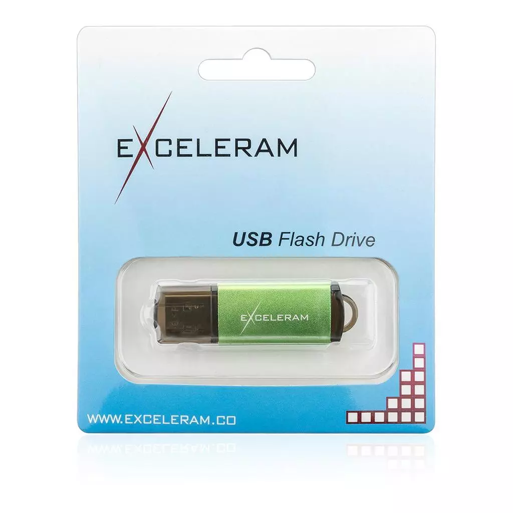 USB флеш накопитель eXceleram 128GB A3 Series Green USB 3.1 Gen 1 (EXA3U3GR128) - 7 USB флеш накопитель eXceleram 128GB A3 Series Green USB 3.1 Gen 1 (EXA3U3GR128) - 7