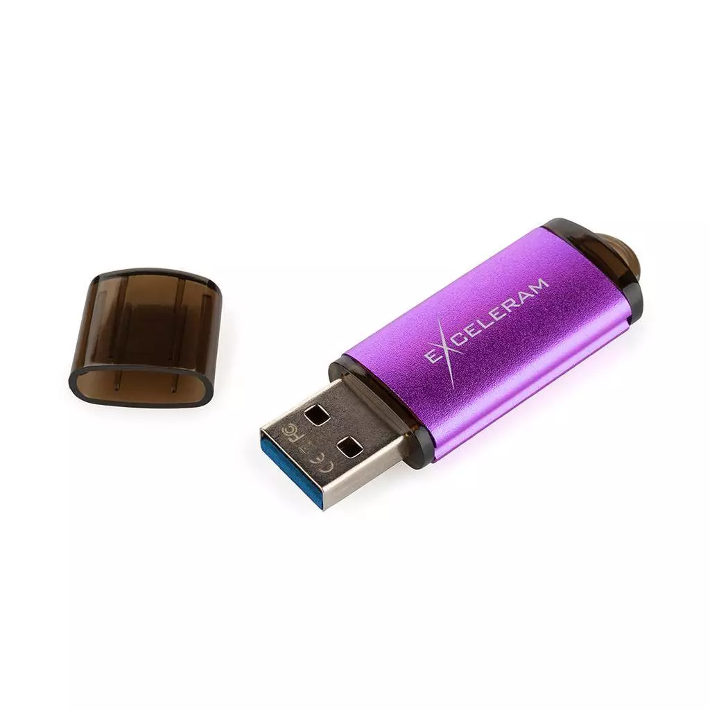 USB флеш накопитель eXceleram 128GB A3 Series Purple USB 3.1 Gen 1 (EXA3U3PU128) - 5 USB флеш накопитель eXceleram 128GB A3 Series Purple USB 3.1 Gen 1 (EXA3U3PU128) - 5