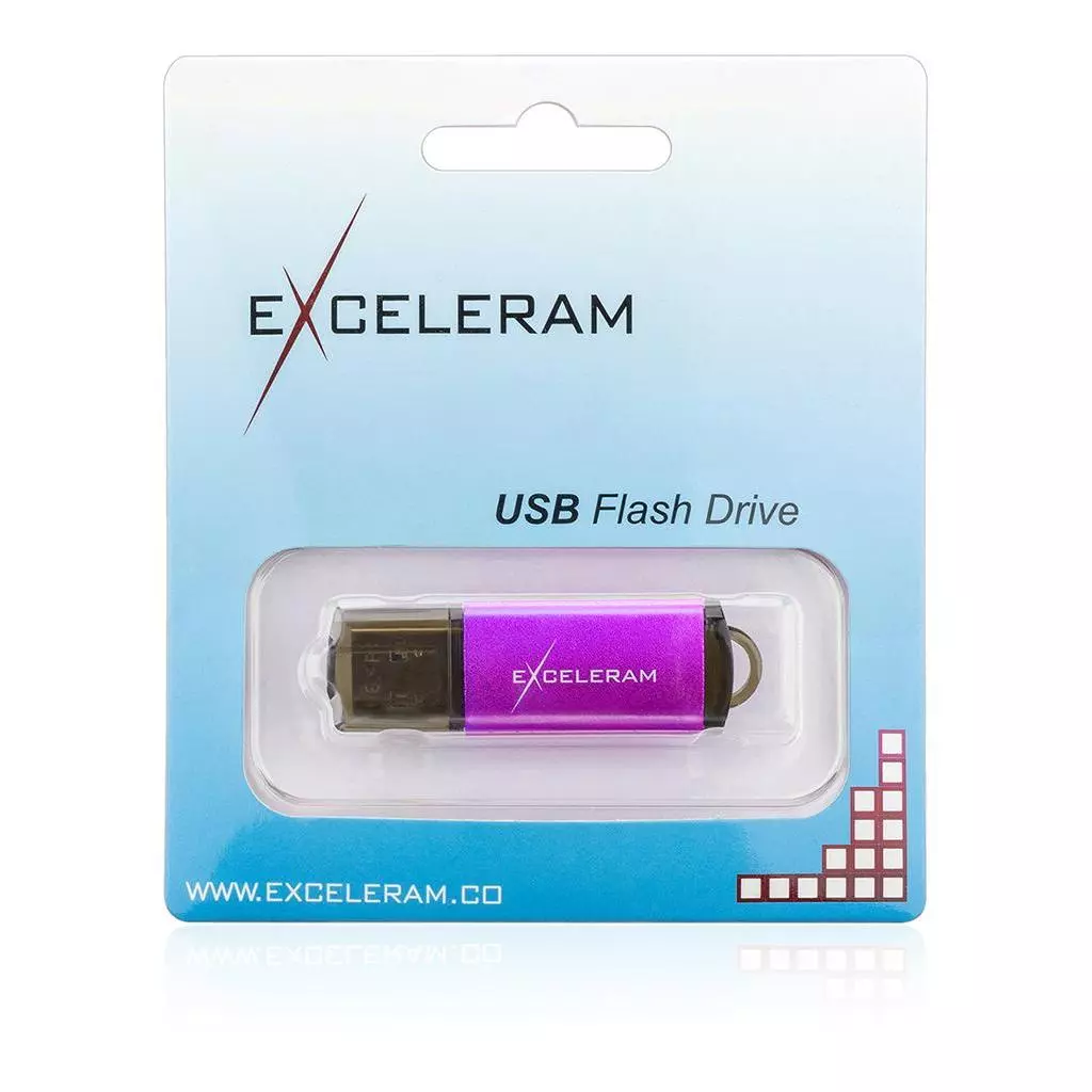 USB флеш накопитель eXceleram 128GB A3 Series Purple USB 3.1 Gen 1 (EXA3U3PU128) - 7 USB флеш накопитель eXceleram 128GB A3 Series Purple USB 3.1 Gen 1 (EXA3U3PU128) - 7