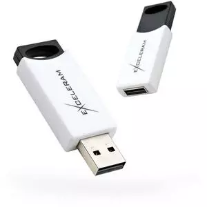 USB флеш накопитель eXceleram 64GB H2 Series White/Black USB 2.0 (EXU2H2W64)