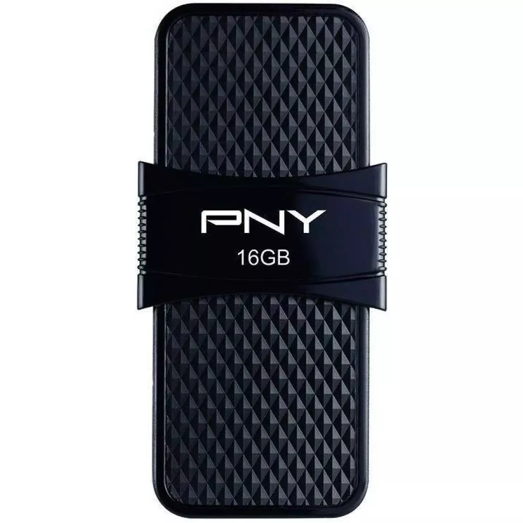 USB флеш накопитель PNY flash 16GB Duo Link Micro Black OTG USB 3.0 (P-FD16GOTGSLMB-GE)