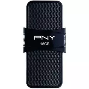 USB флеш накопитель PNY flash 16GB Duo Link Micro Black OTG USB 3.0 (P-FD16GOTGSLMB-GE)