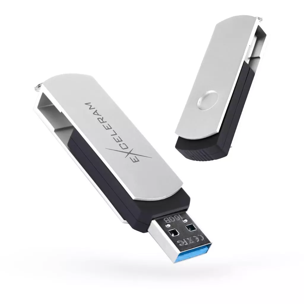 USB флеш накопитель eXceleram 32GB P2 Series White/Black USB 3.1 Gen 1 (EXP2U3WHB32)