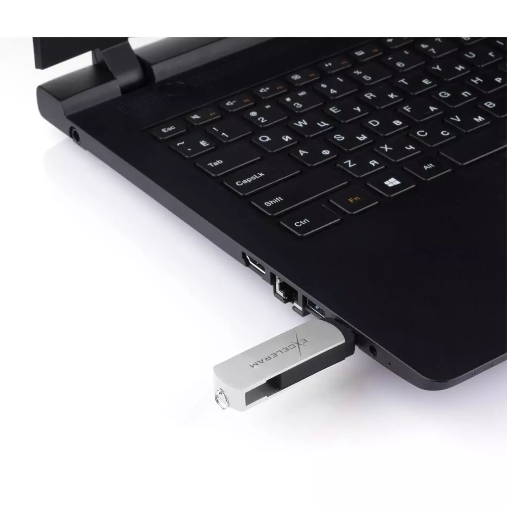 USB флеш накопитель eXceleram 64GB P2 Series White/Black USB 3.1 Gen 1 (EXP2U3WHB64) - 6 USB флеш накопитель eXceleram 64GB P2 Series White/Black USB 3.1 Gen 1 (EXP2U3WHB64) - 6