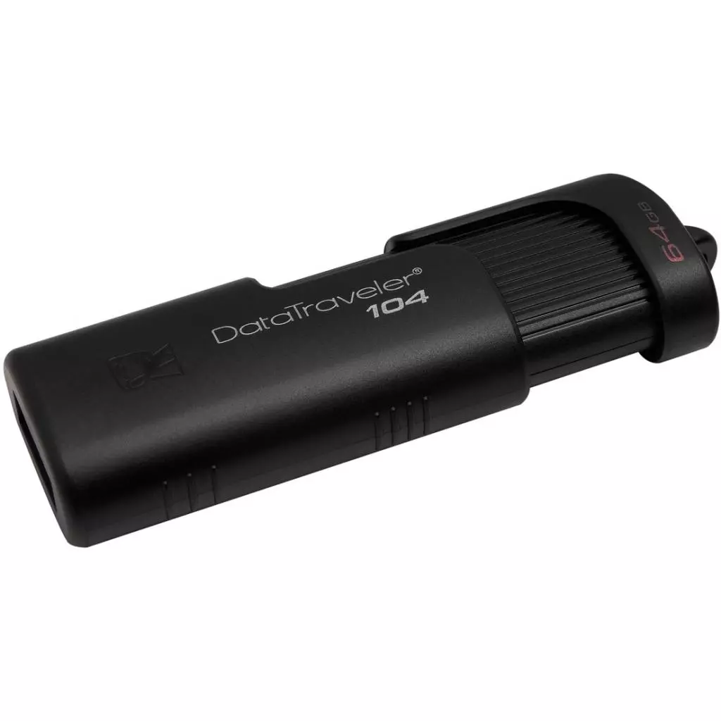 USB флеш накопитель Kingston 64GB DataTraveller 104 USB 2.0 (DT104/64GB) - 1 USB флеш накопитель Kingston 64GB DataTraveller 104 USB 2.0 (DT104/64GB) - 1