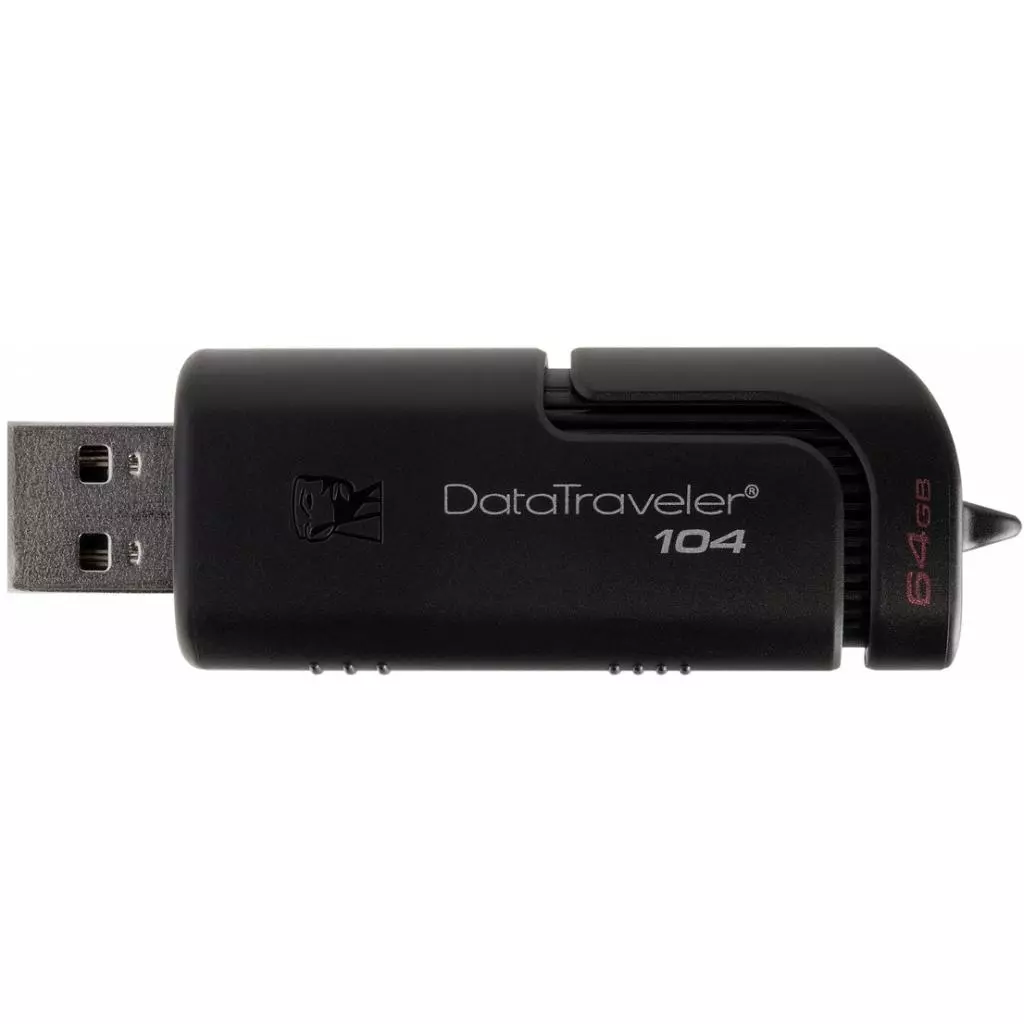 USB флеш накопитель Kingston 64GB DataTraveller 104 USB 2.0 (DT104/64GB) - 3 USB флеш накопитель Kingston 64GB DataTraveller 104 USB 2.0 (DT104/64GB) - 3