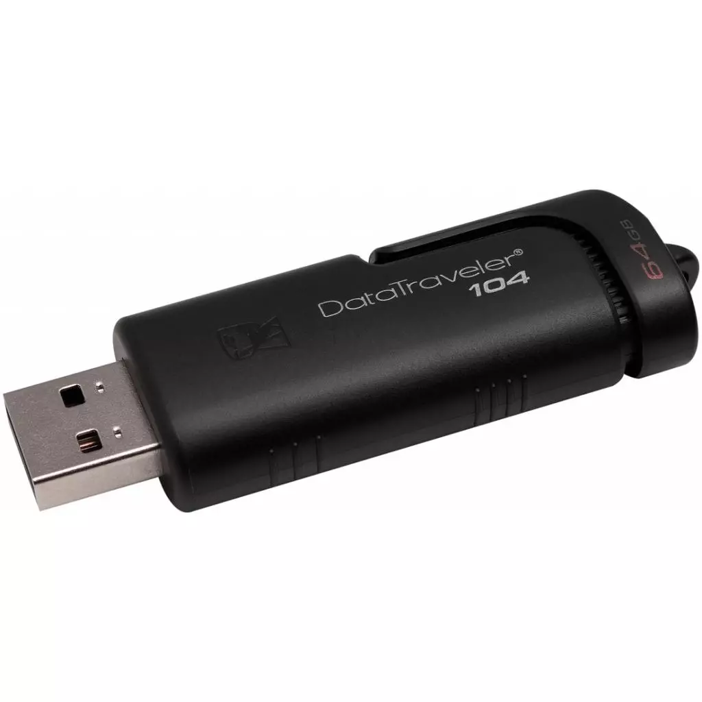 USB флеш накопитель Kingston 64GB DataTraveller 104 USB 2.0 (DT104/64GB) - 4 USB флеш накопитель Kingston 64GB DataTraveller 104 USB 2.0 (DT104/64GB) - 4