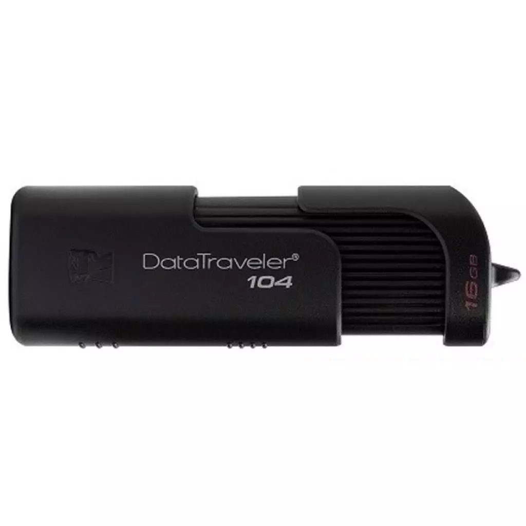 USB флеш накопитель Kingston 16GB DataTraveller 104 Black USB 2.0 (DT104/16GB)