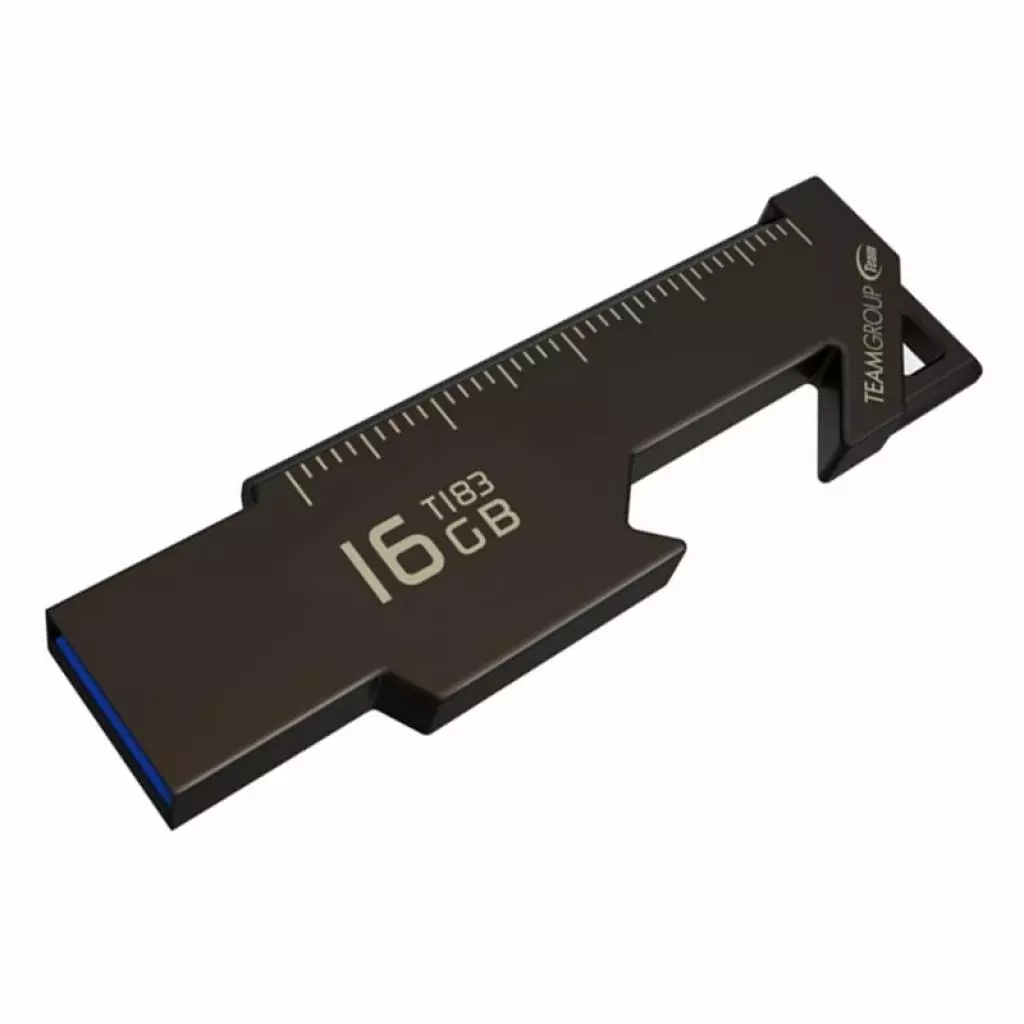 USB флеш накопитель Team 16GB T183 Black USB 3.1 (TT183316GF01) - 1