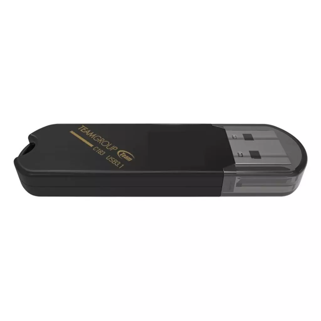 USB флеш накопитель Team 128GB C183 Black USB 3.1 (TC1833128GB01) - 2