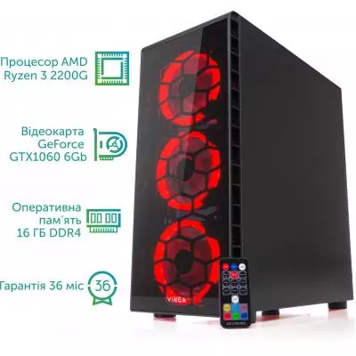 Компьютер Vinga Orc 0032 (D37G6O5CU0VN) - 1 Компьютер Vinga Orc 0032 (D37G6O5CU0VN) - 1