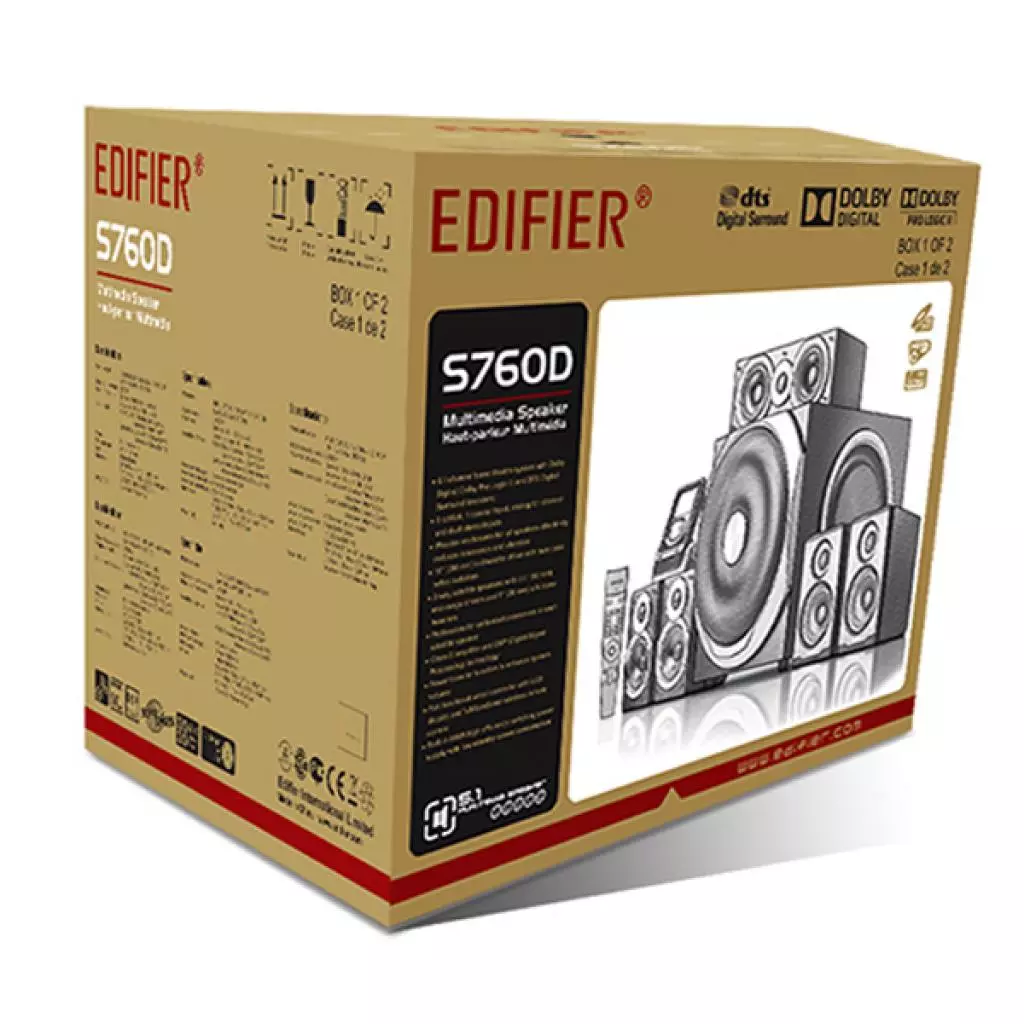Акустическая система Edifier S760D - 6 Акустическая система Edifier S760D - 6