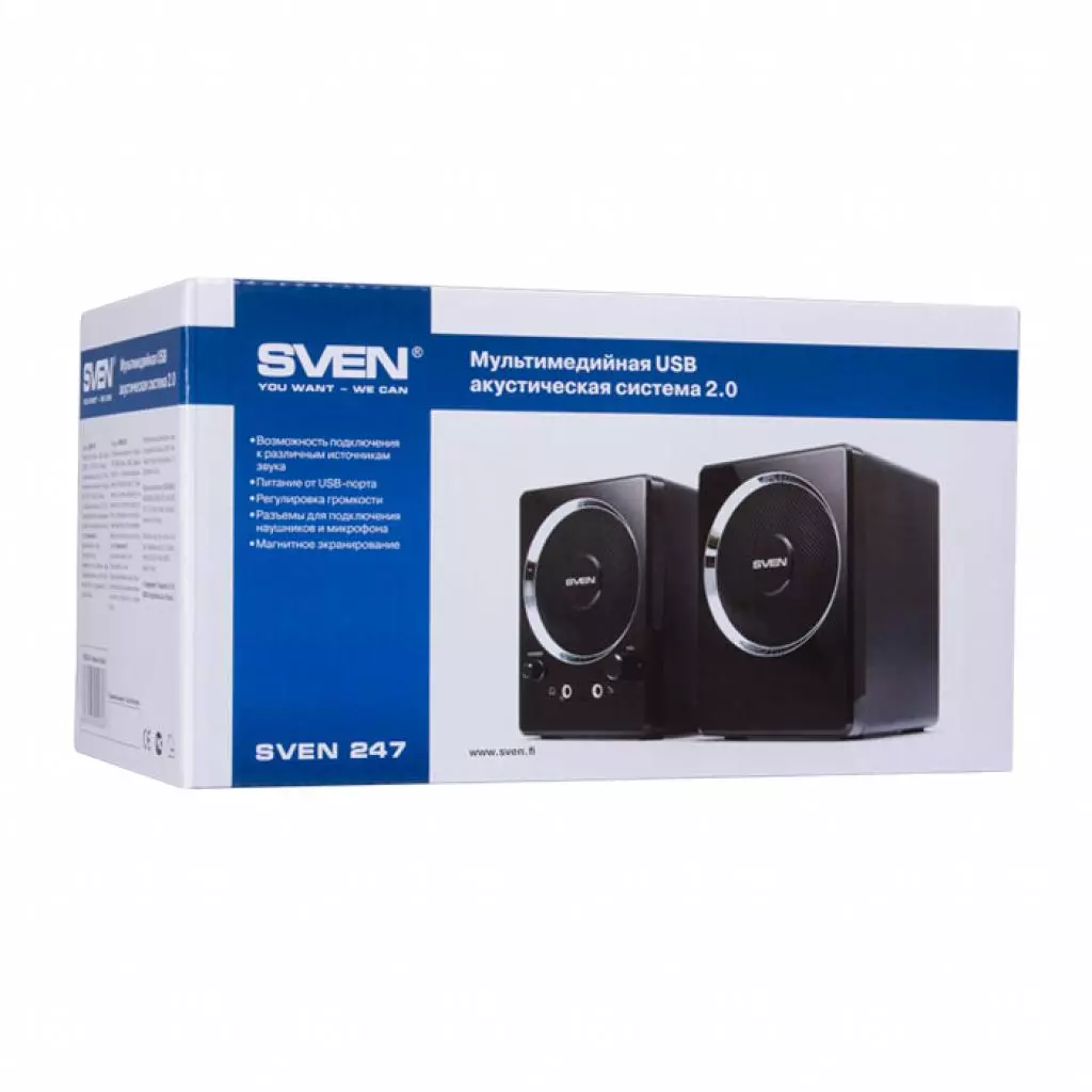 Акустическая система Sven 247 black - 3