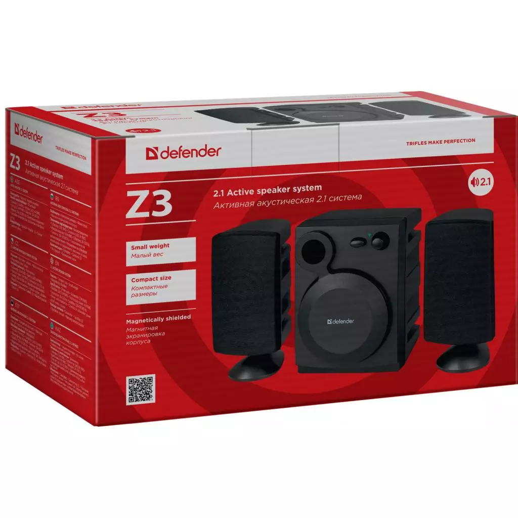 Акустическая система Defender Z3 4W USB black (65507) - 2 Акустическая система Defender Z3 4W USB black (65507) - 2