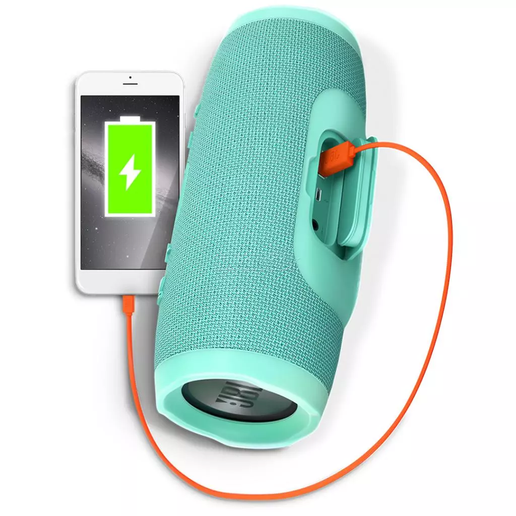 Акустическая система JBL Charge 3 Teal (JBLCHARGE3TEALEU) - 6