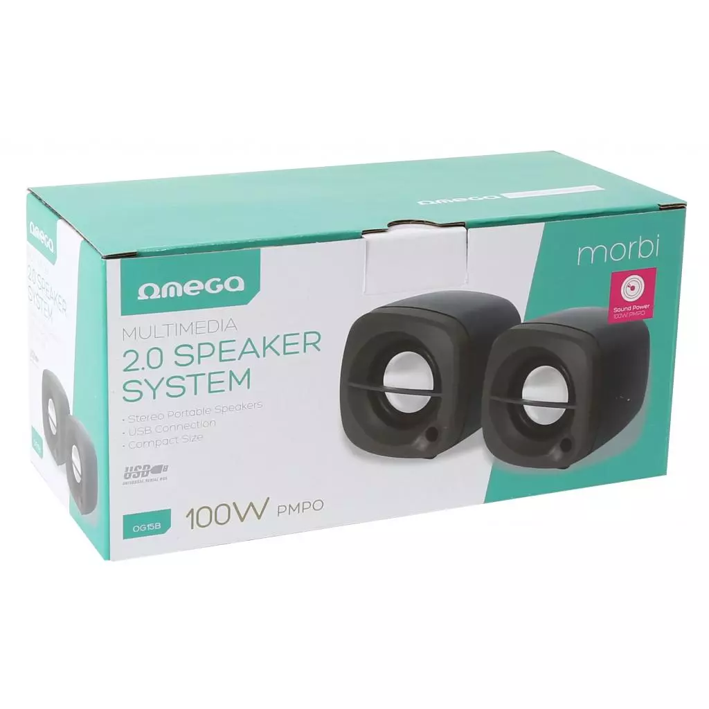 Акустическая система Omega OG-15 6W black USB (OG15B) - 1