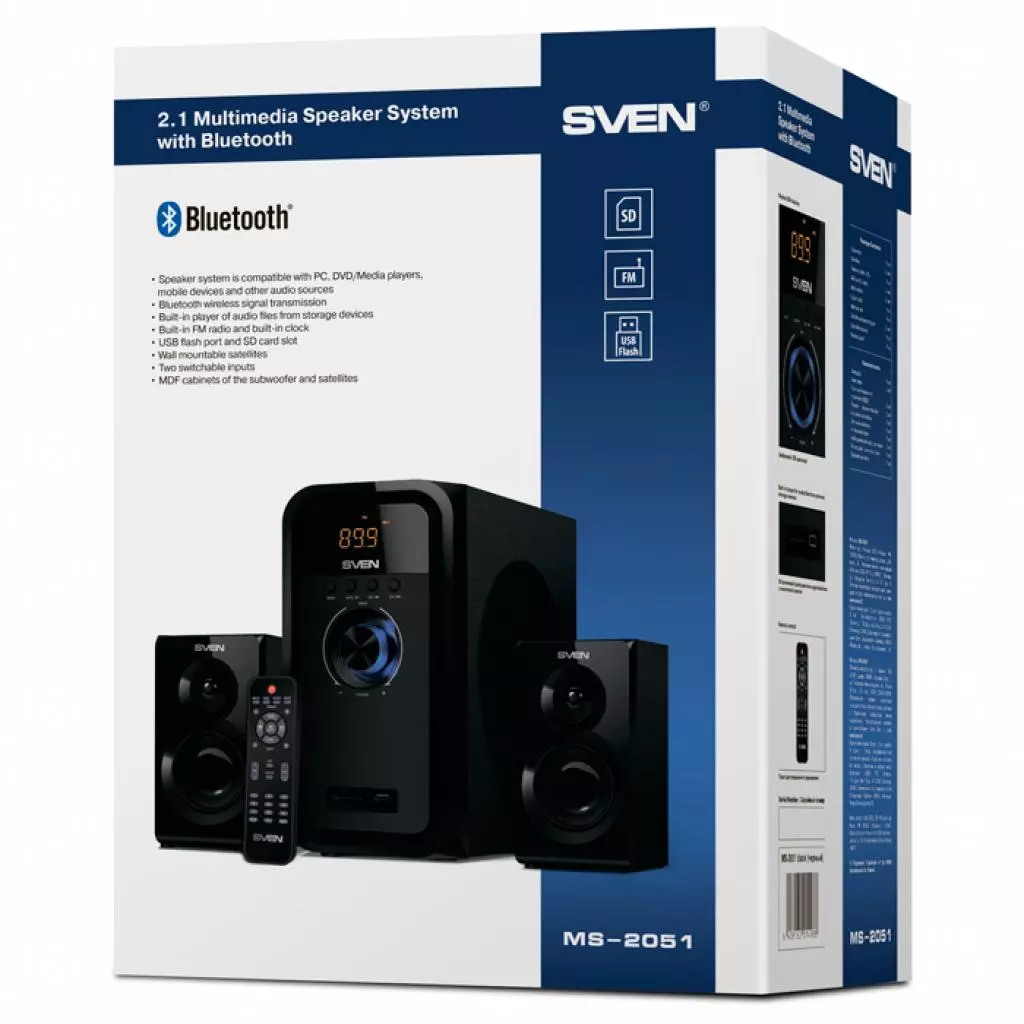 Акустическая система Sven MS-2051 black - 8 Акустическая система Sven MS-2051 black - 8