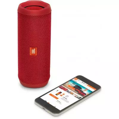 Акустическая система JBL Flip 4 Red (JBLFLIP4RED) - 3 Акустическая система JBL Flip 4 Red (JBLFLIP4RED) - 3