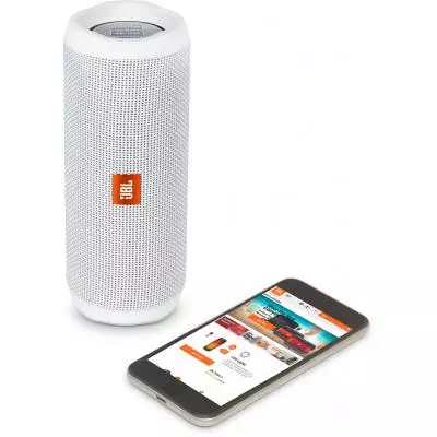 Акустическая система JBL Flip 4 White (JBLFLIP4WHT) - 3 Акустическая система JBL Flip 4 White (JBLFLIP4WHT) - 3
