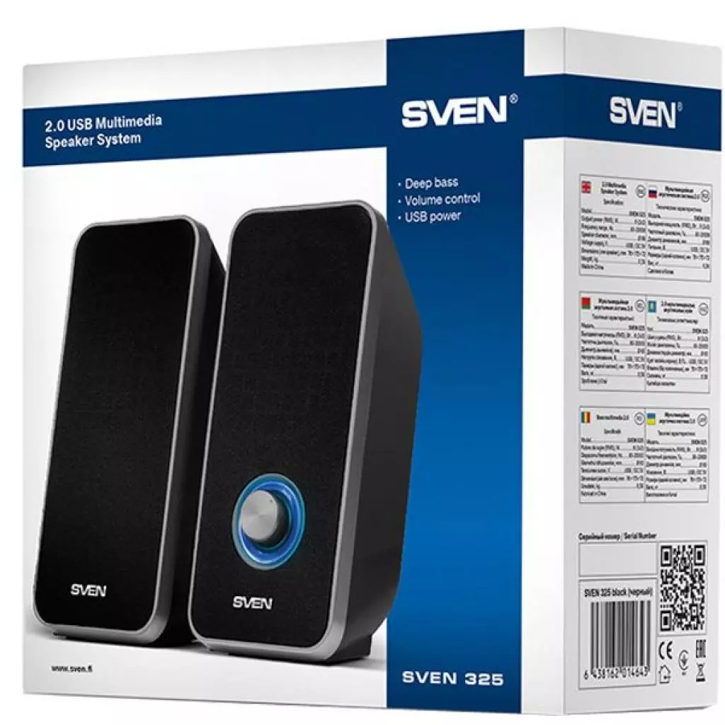 Акустическая система Sven 325 black - 3 Акустическая система Sven 325 black - 3