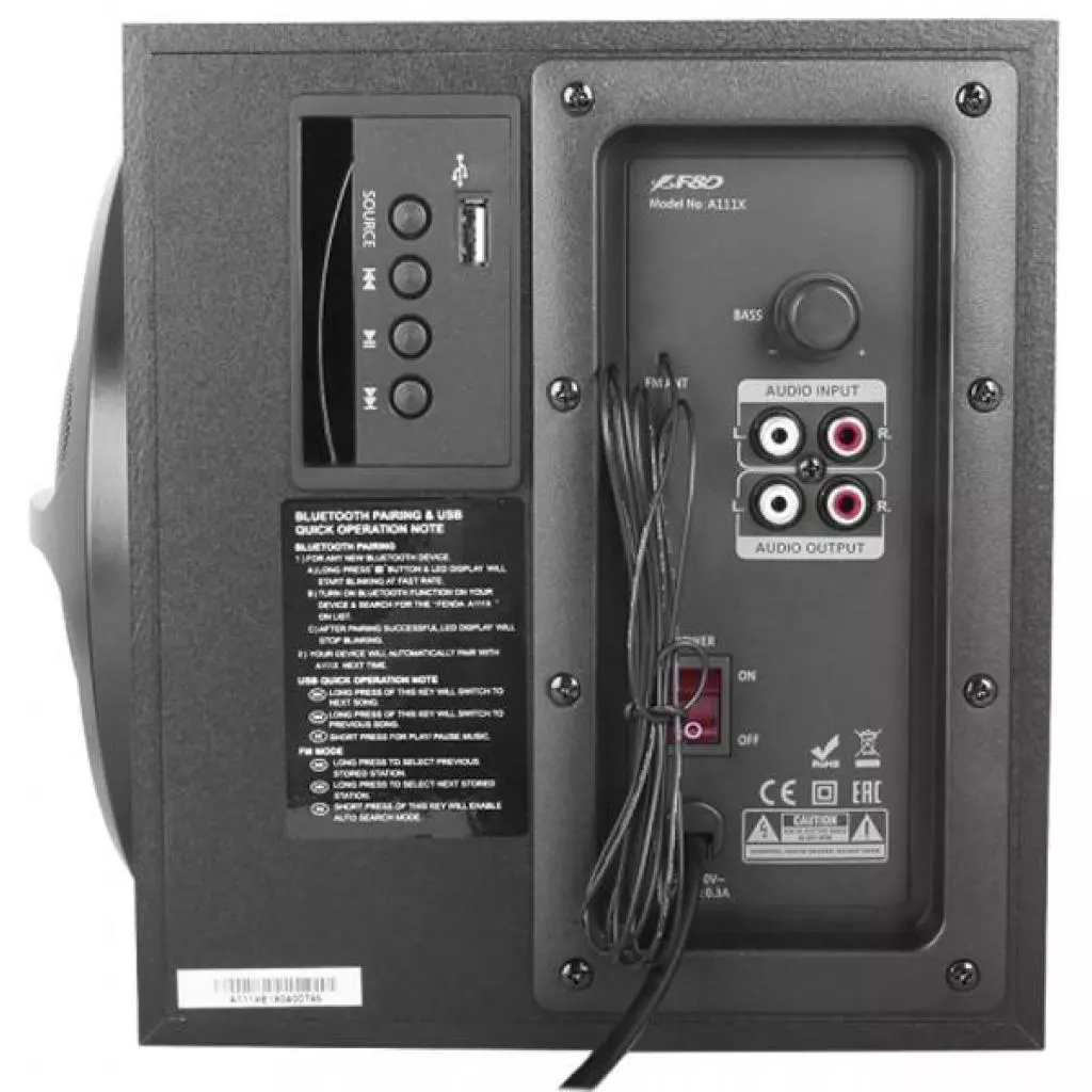 Акустическая система F&D A-111X black - 4 Акустическая система F&D A-111X black - 4