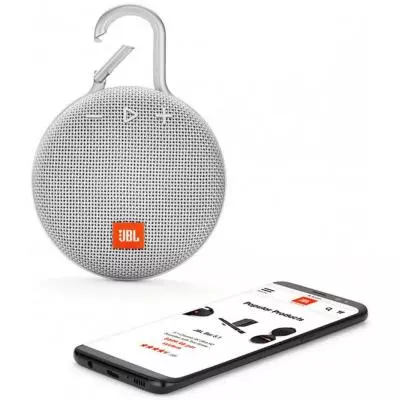 Акустическая система JBL Clip 3 White (JBLCLIP3WHT) - 4