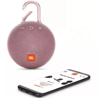 Акустическая система JBL Clip 3 Pink (JBLCLIP3PINK) - 4 Акустическая система JBL Clip 3 Pink (JBLCLIP3PINK) - 4