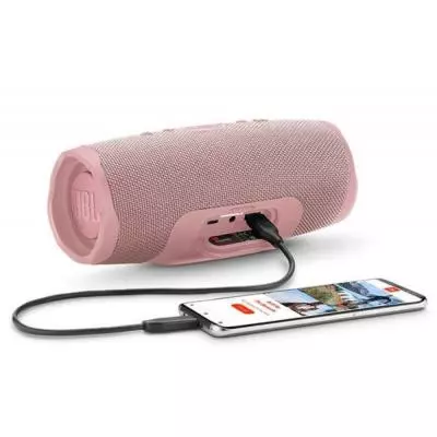 Акустическая система JBL Charge 4 Dusty Pink (JBLCHARGE4PINK) - 5