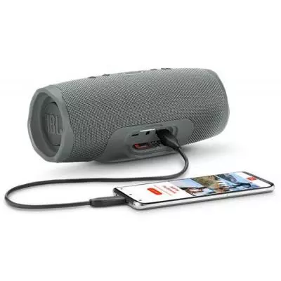 Акустическая система JBL Charge 4 Grey Stone (JBLCHARGE4GRY) - 5 Акустическая система JBL Charge 4 Grey Stone (JBLCHARGE4GRY) - 5