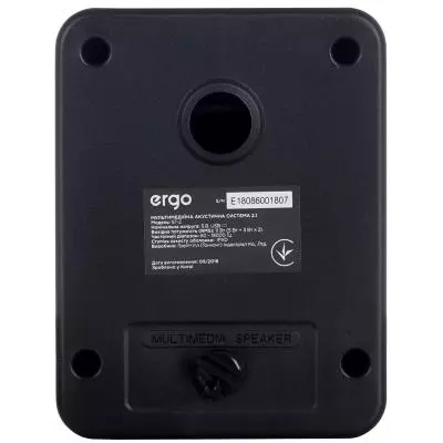 Акустическая система Ergo ST-2 Black - 8 Акустическая система Ergo ST-2 Black - 8