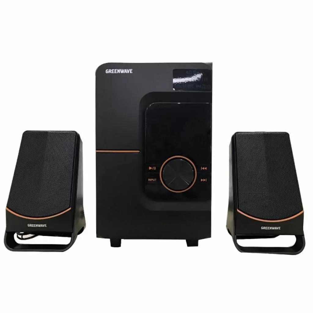 Акустическая система Greenwave SA-158BT Black-orange (R0015303) - 2
