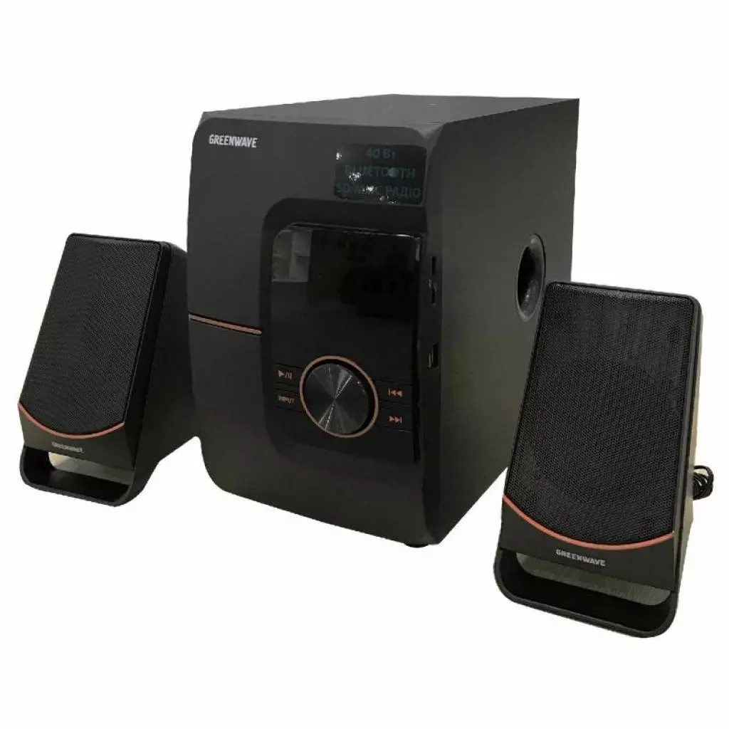 Акустическая система Greenwave SA-158BT Black-orange (R0015303) - 3